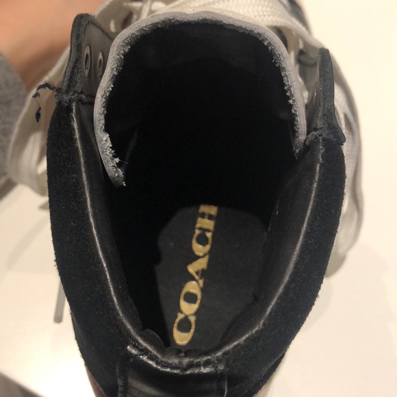 Coach men’s high top sneakers! - Picture 3 of 5